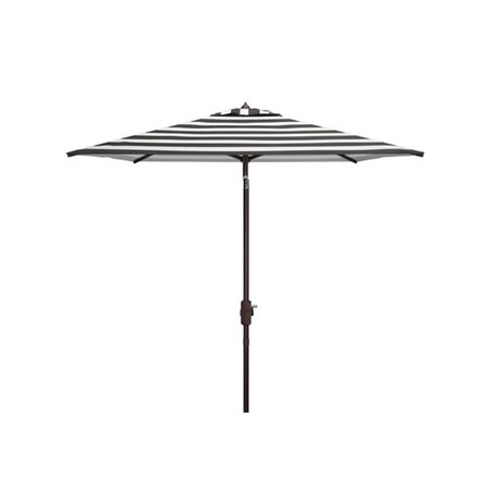 Safavieh 7.5 ft. Iris Square Umbrella, Black & White PAT8404A